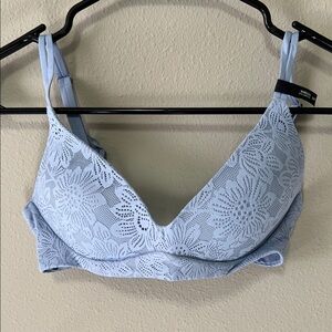 Aerie Light Blue Lace Bra